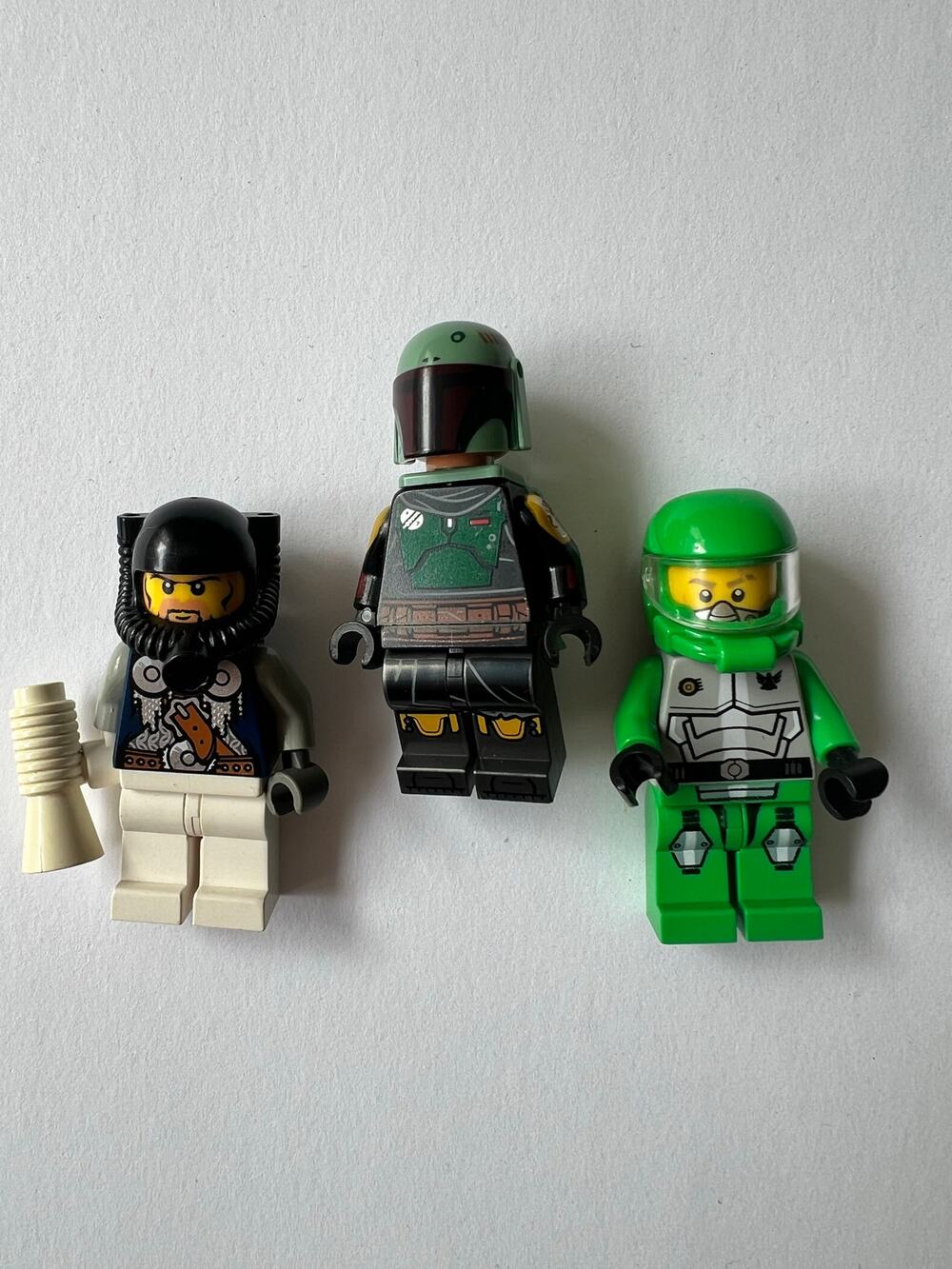 LEGO Minifigure Lot Star Wars Boba Fett Galaxy Squad Astronaut Explorer Bundle